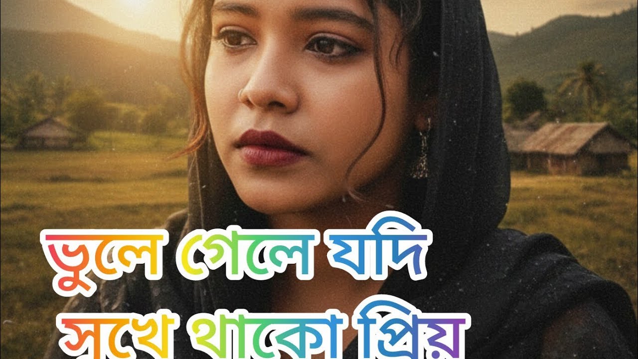 ভুলে গেলে যদি সখে থাকো প্রিয়# বাংলা গান #Bhole Gele Jodi Shokhe Thako Priyo# Bangla gaan 