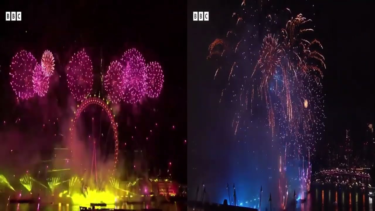 London NYE 2023 VS 2026 Real Audio Soundtrack and Music