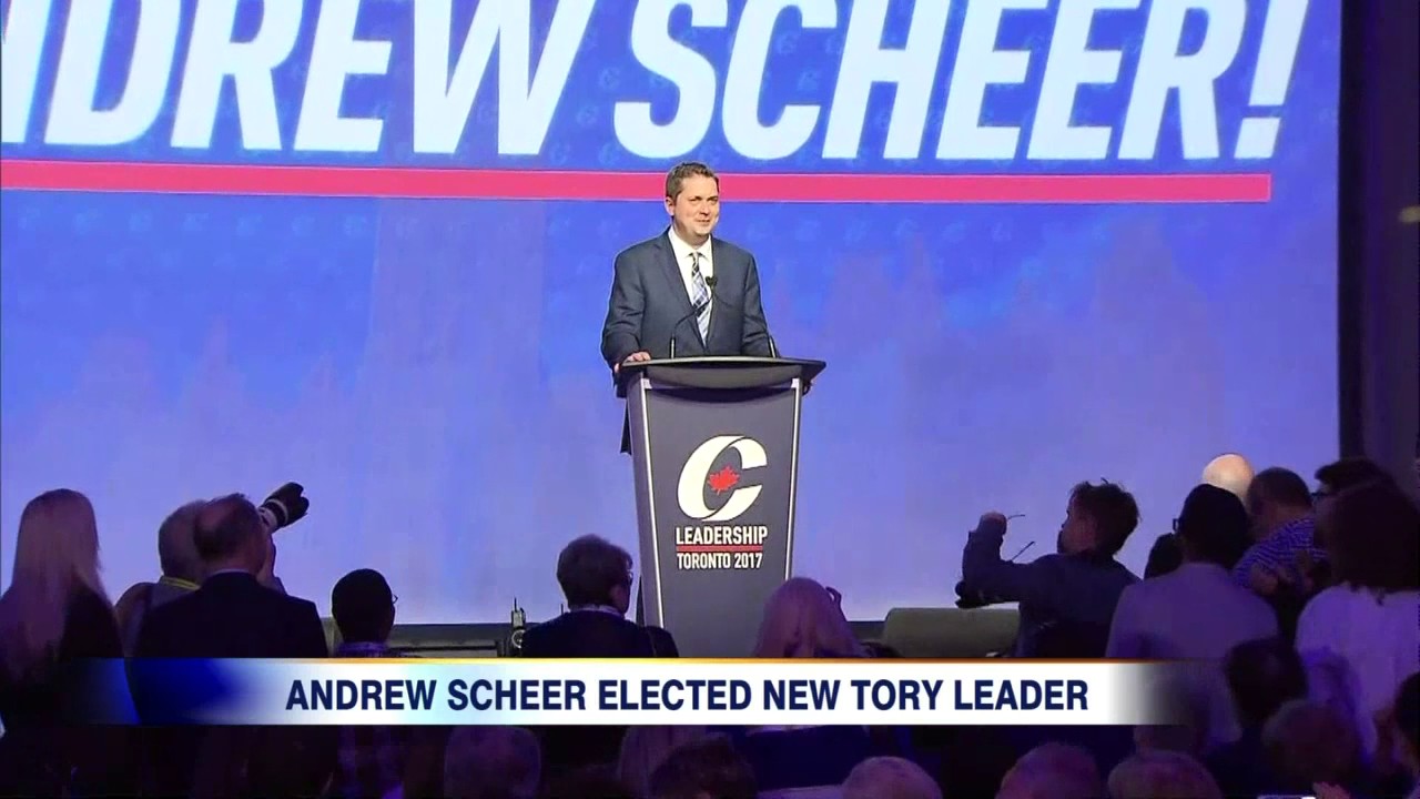 Andrew Scheer elected as new Tory Leader