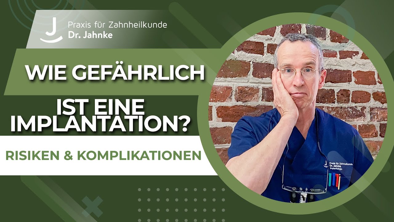 Wie gefährlich ist eine Implantation? Was kann schief gehen? | Risiken und mögliche Komplikationen