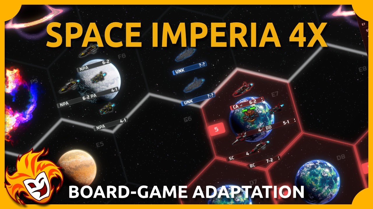 Space Imperia 4X ~ Fast paced board-game adaptation