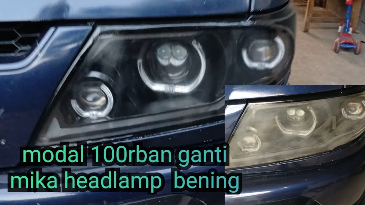 D.I.Y ganti mika headlamp panther kapsul