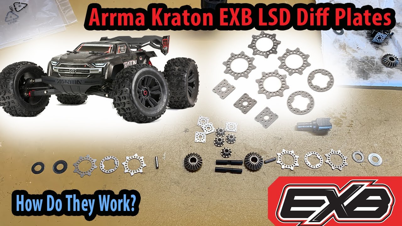 Arrma Kraton 6S EXB LSD Diff Plates: How Do They Work? Can They Stop The Rear Diff From Breaking?