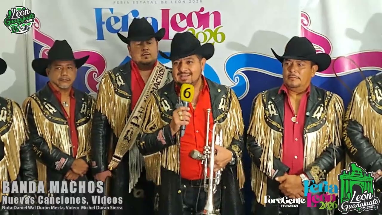 Entrevista Banda Machos En La Feria De León  2026