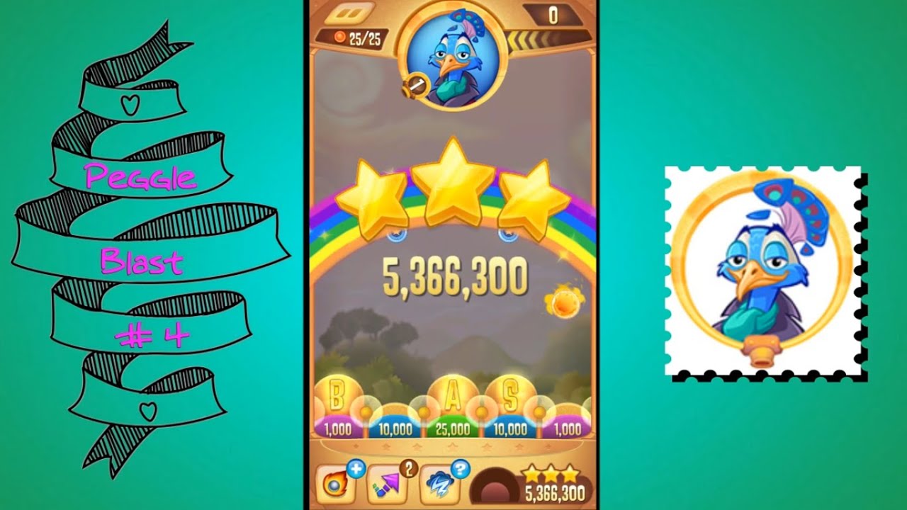 Peggle Blast Amazing *5MILLION* Level 51 Score