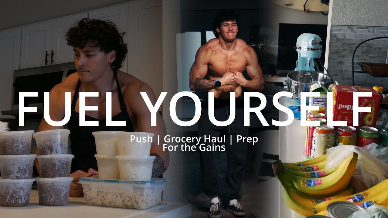 Prep Your Week | Grocery Haul - Push Day - Food Prep
