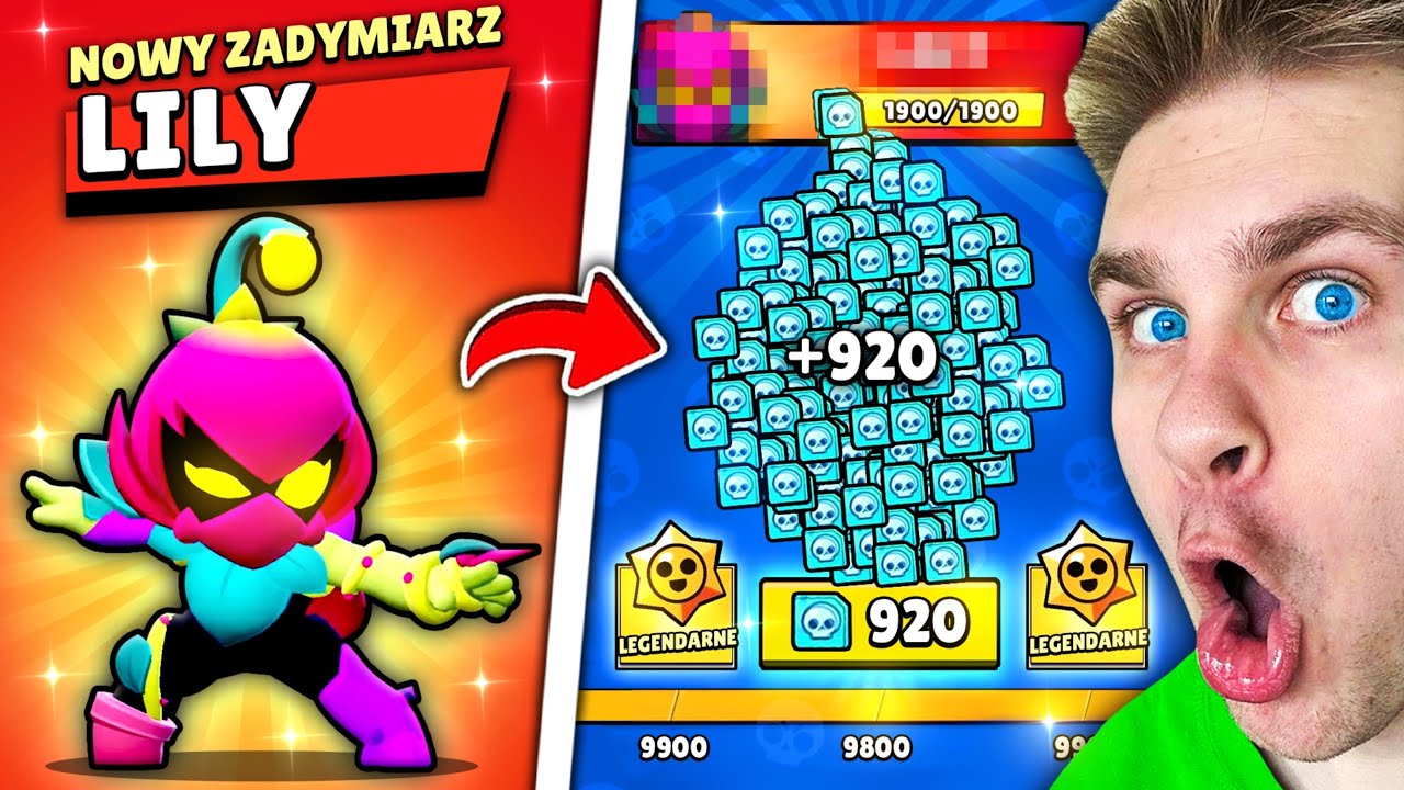 Kupiłem ⚠️ NOWY *MITYCZNY* ZADYMIARZ „LILY” 🌺 zanim (ZA DARMO) BĘDZIE *za KREDYTY* 🤑 w Brawl Stars 😱