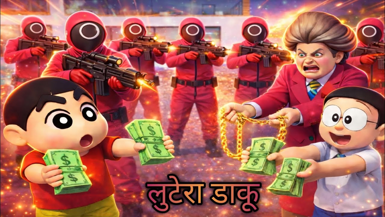 Scary Teacher, Shin Chan And Nobita Ko Lutera Daku Lut Leta Hia 😭 | Indian Theft Auto 