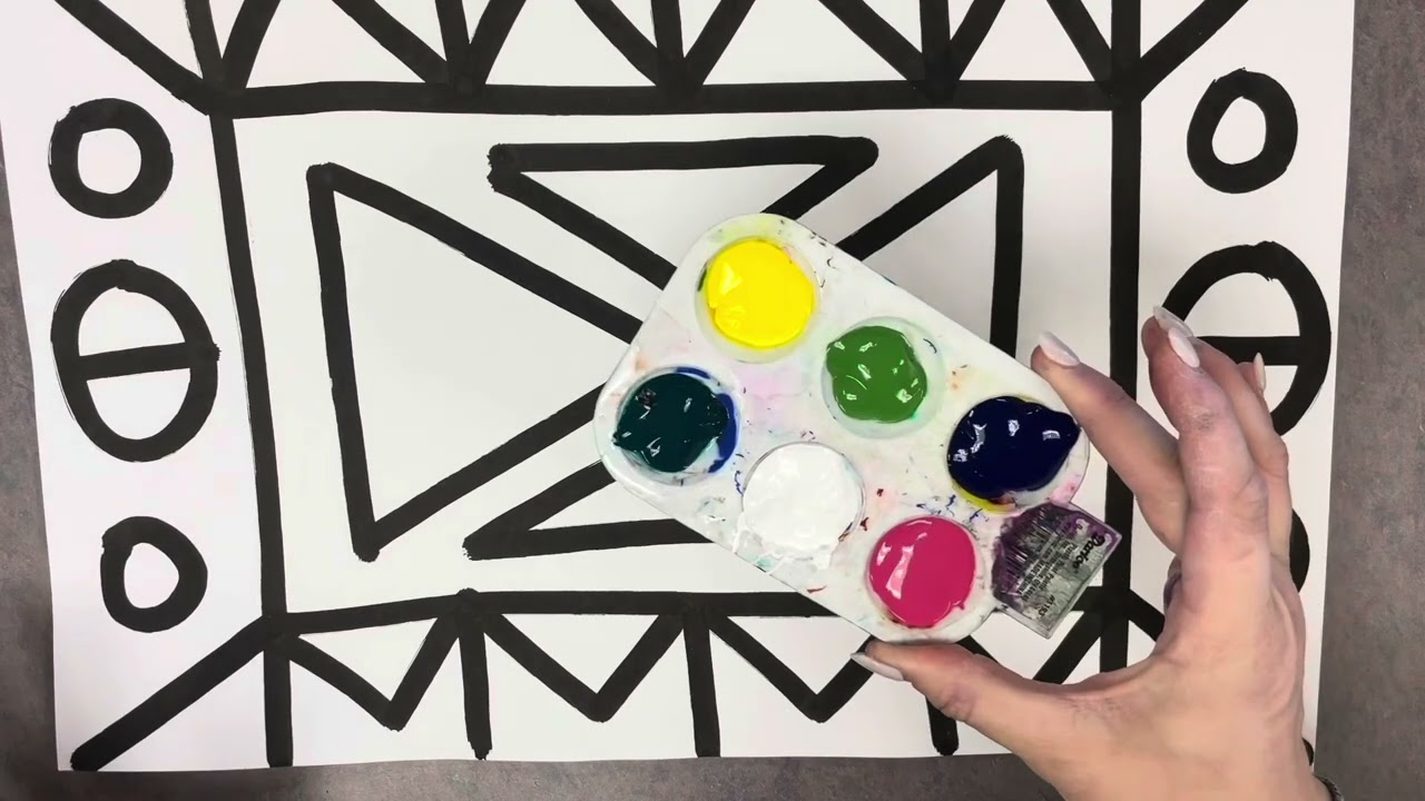 Ndebele House Painting Inspired Project