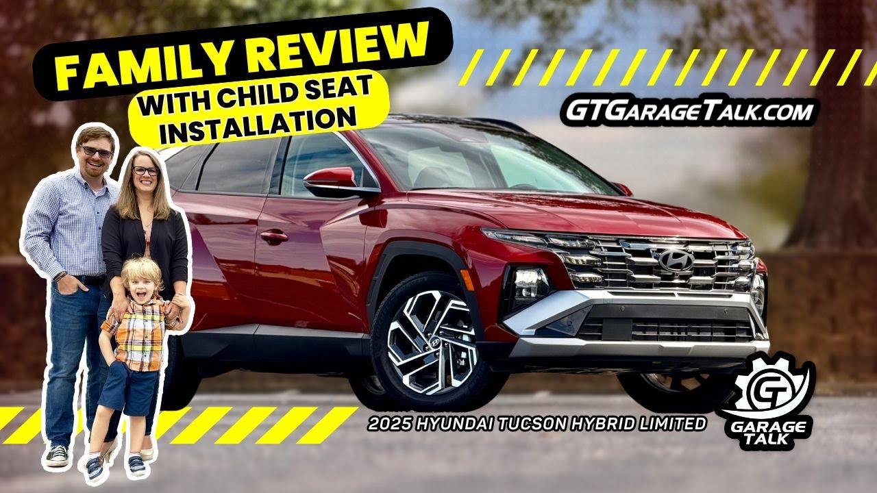 2025 Hyundai Tucson Hybrid Limited AWD // Family Review with Child Seat Installation
