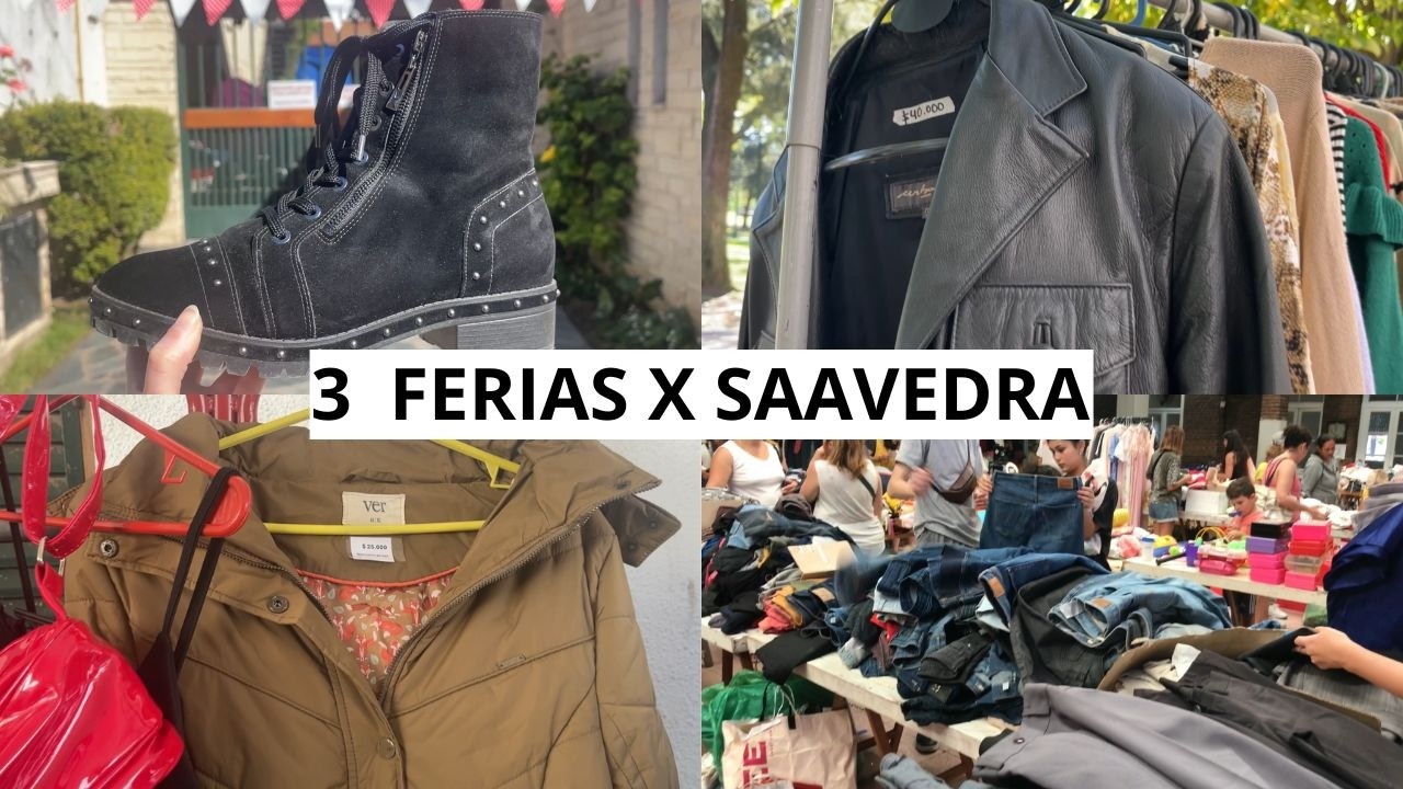 (COMPRANDO) Y RECORRIENDO 3 FERIAS SEGUNDA MANO POR SAAVEDRA-ROPA USADA VINTAGE-CAPITAL FEDERAL