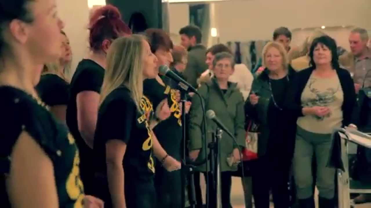 The O'Jays 'Love Train' cover by Edinburgh's Got Soul Choir - Harvey Nichols 2014