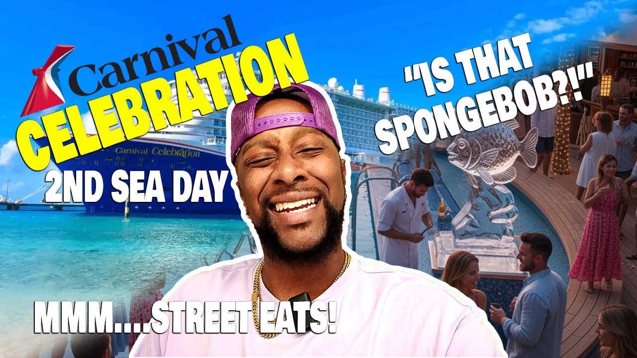 WE HAD ANOTHER SEA DAY OF FUN ON CARNIVAL CELEBRATION | MORE LIDO FUN | FOOD FOOD FOOD