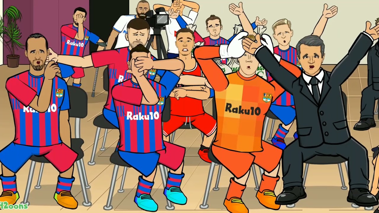 Messi Leave Barca 442oons animation See You Again