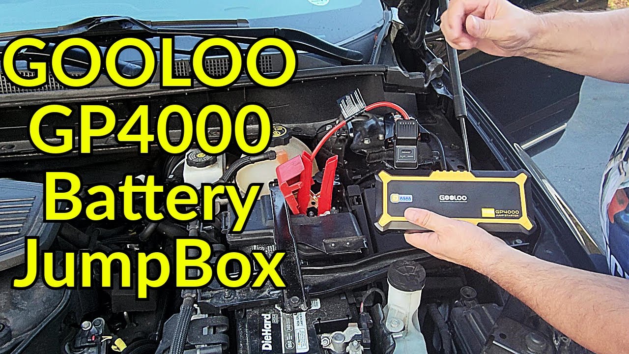 GOOLOO GP4000 Jump Starter 4000A Peak Car Starter | Kuzz Product Reviews