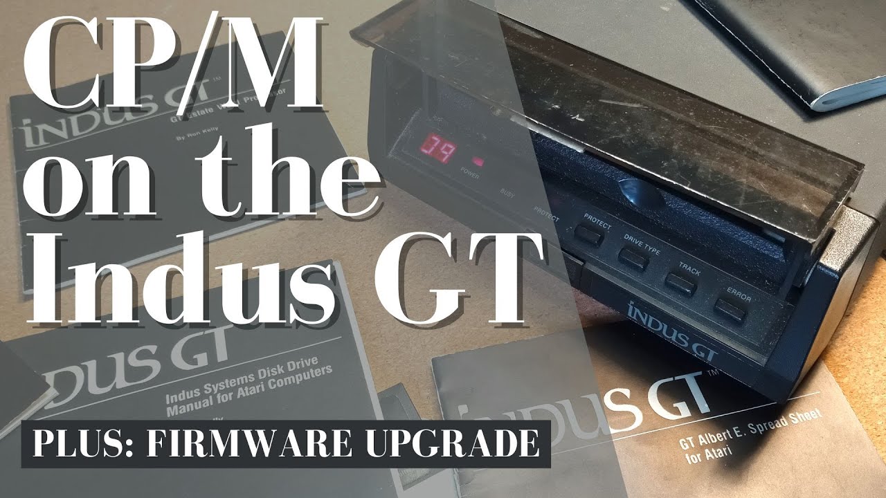 CP/M on the Atari model Indus GT