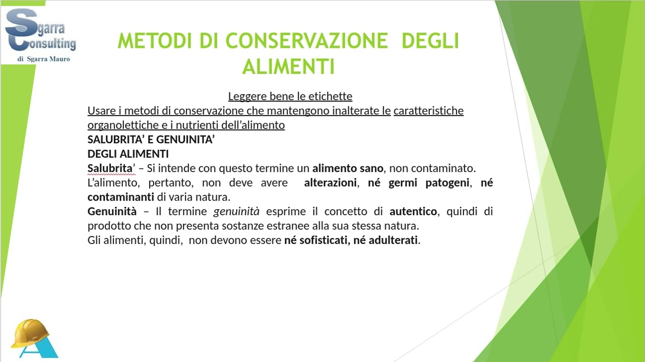 Metodo di conservazione Alimenti 3