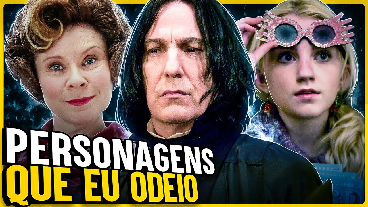 OS 10 PERSONAGENS DE HARRY POTTER QUE EU MAIS DETESTO, ODEIO, TENHO RANÇO - RANKEADO