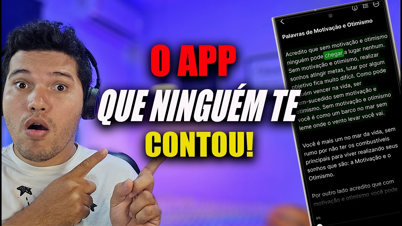 Transforme Livros e PDFs em &Aacute;udio em Segundos! 😱 Baixe GR&Aacute;TIS Agora!