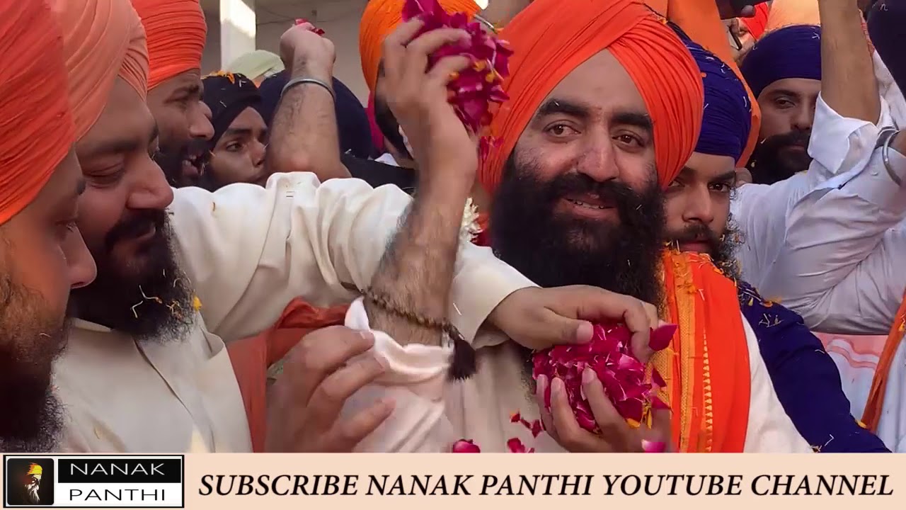 Udasin Braham Akhara Sahib Mandi walo Kita Gyia 550 Sala Nagar Kirtan Da Jora Nal Swagat