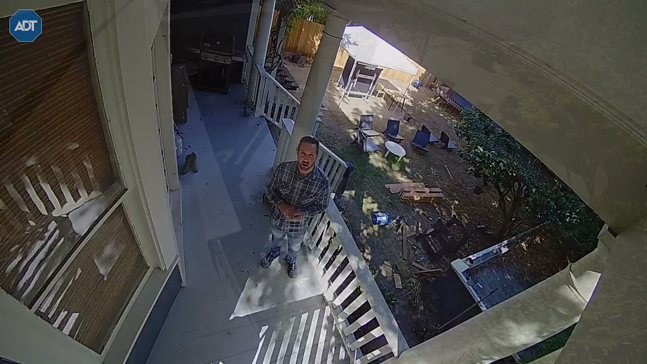 ADT Outdoor Camera Testing and Live View of Camera Recordings