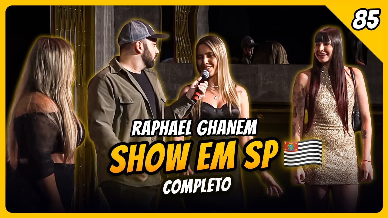RAPHAEL GHANEM EM SÃO PAULO, BATE PAPO COM SOLTEIRAS, SOLTEIROS E CASAIS