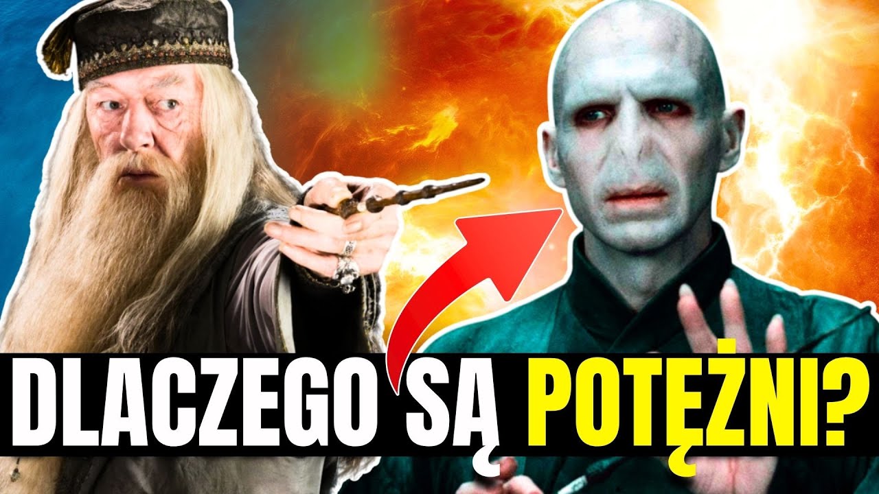 Dlaczego Dumbledore i Voldemort są POTĘŻNIEJSI od innych czarodziejów? #harrypotter