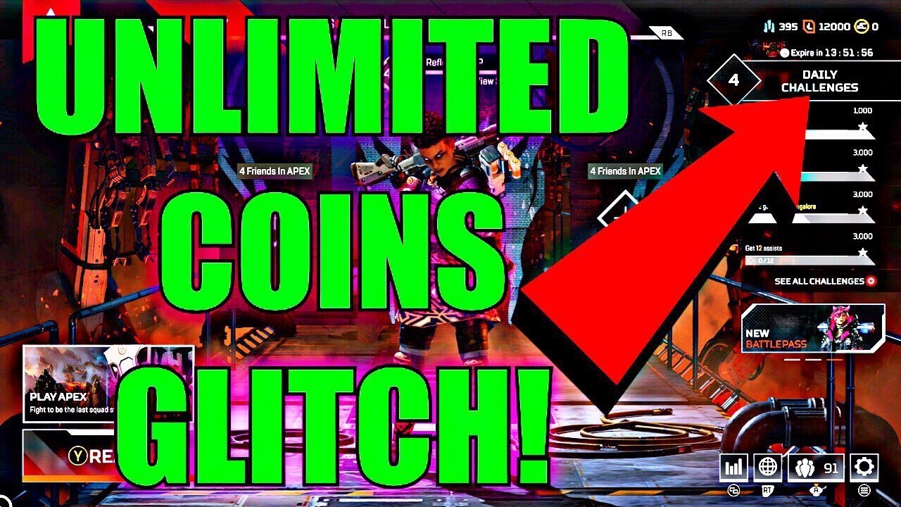 APEX LEGENDS UNLIMITED COINS GLITCH! SEASON 4 UNLIMITED APEX COINS GLITCH! FREE APEX COINS