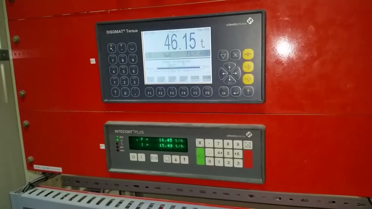 Schenck Solid Flow Feeder Online Calibration