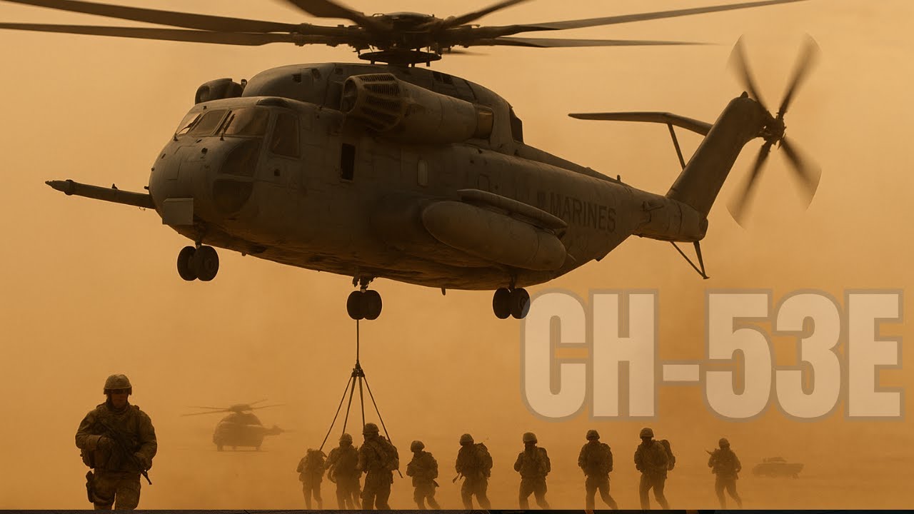 CH-53E Super Stallion in Action | Massive Troop Deployment in the Middle East