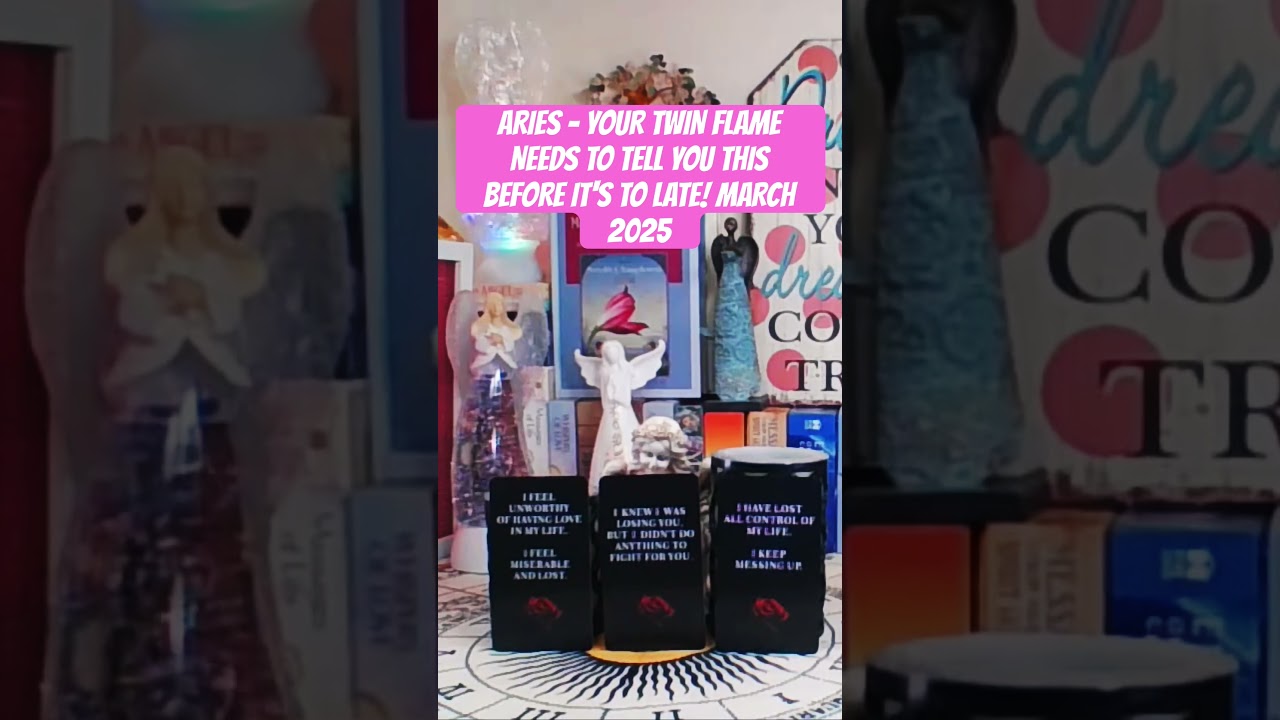 ARIES - YOUR TWIN FLAME NEEDS TO TELL YOU THIS BEFORE IT'S TO LATE! MARCH 2025 #aries #twinflame #fy