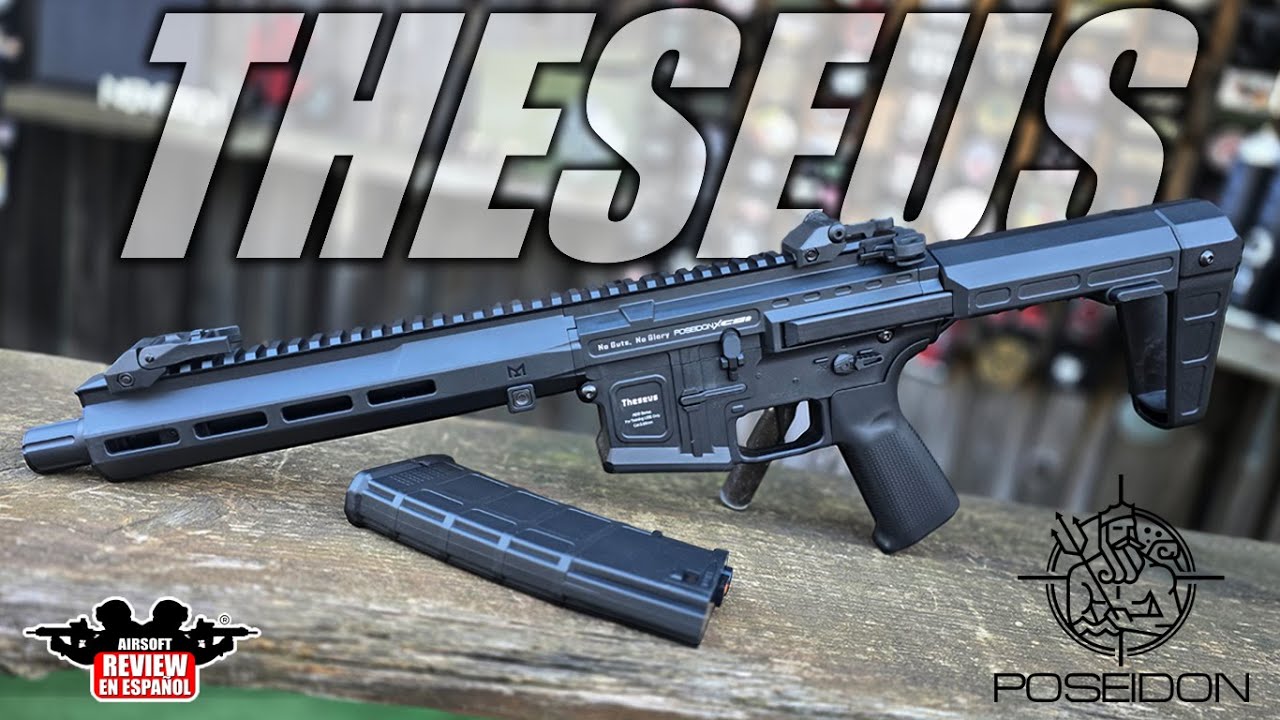 THESEUS PDW de POSEIDON - Gatillo con Bluetooth y TRAZADOR 🟢 Incluido! | Airsoft Review en Español