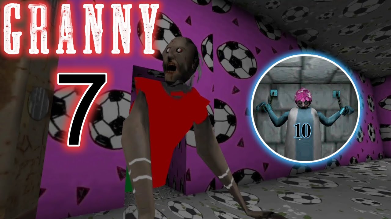 Гренни стала фанаткой Криштиану Роналду//Granny The Horror game