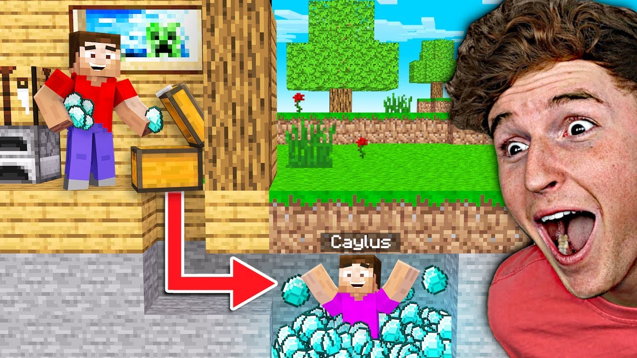 I TROLLED My BROTHER And Stole ALL HIS DIAMONDS In Minecraft!