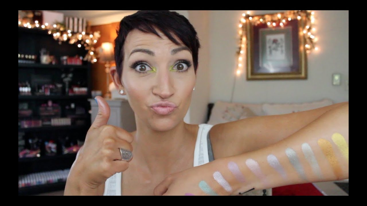 New Makeup Geek Foiled Shadows!! Swatch & Review!!