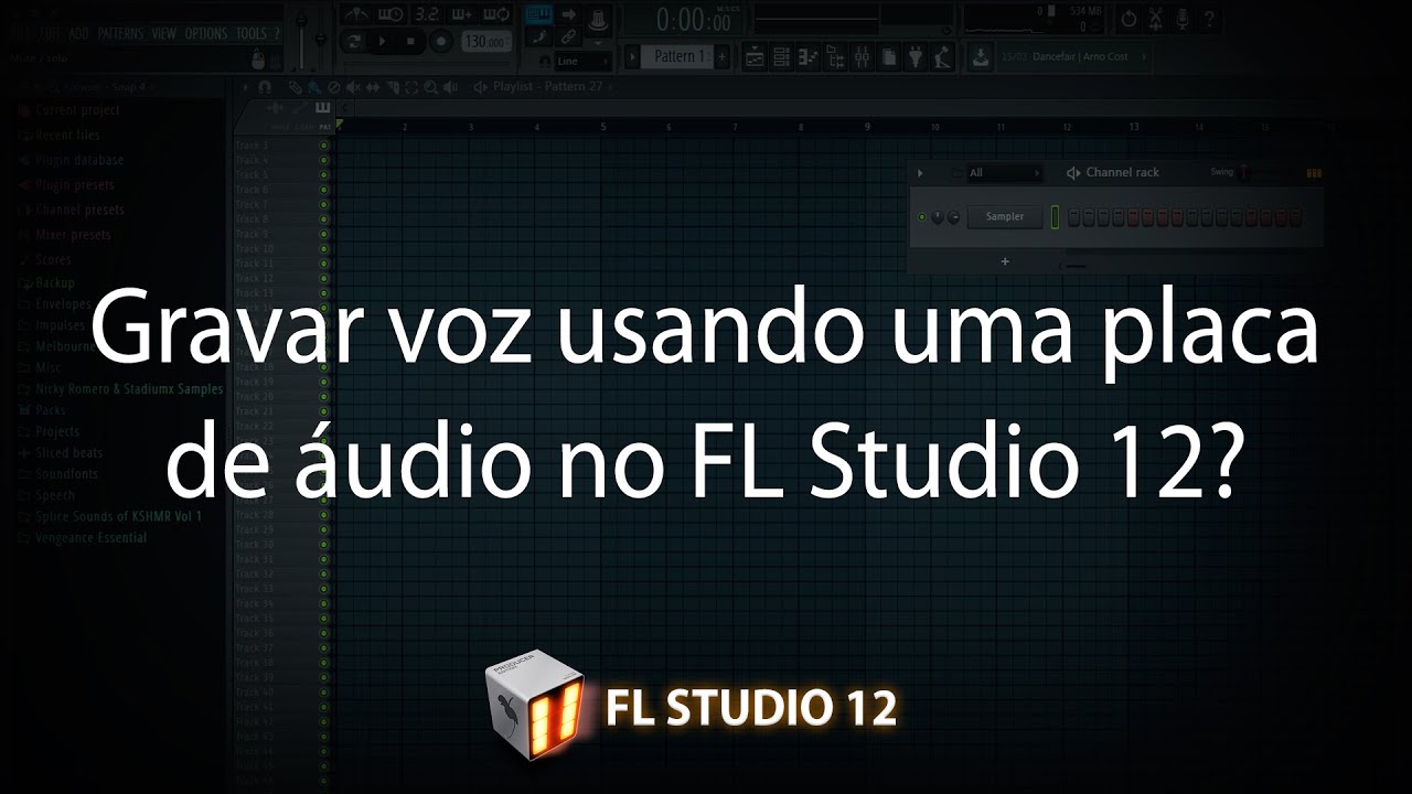 Gravar voz usando uma placa de áudio no FL Studio 12? - Aula 3