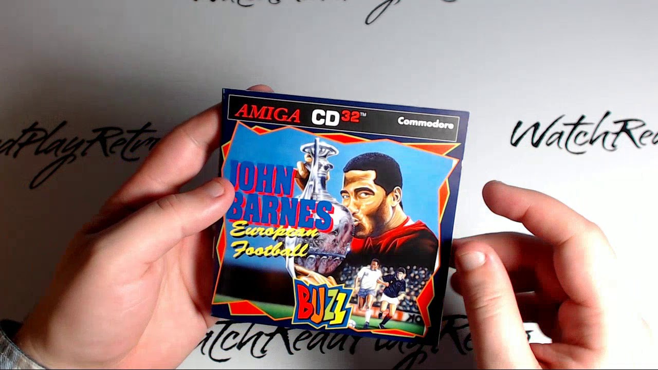 JohnBarnesEuropeanFootball CD32 #167 (game packaging look at ONLY)