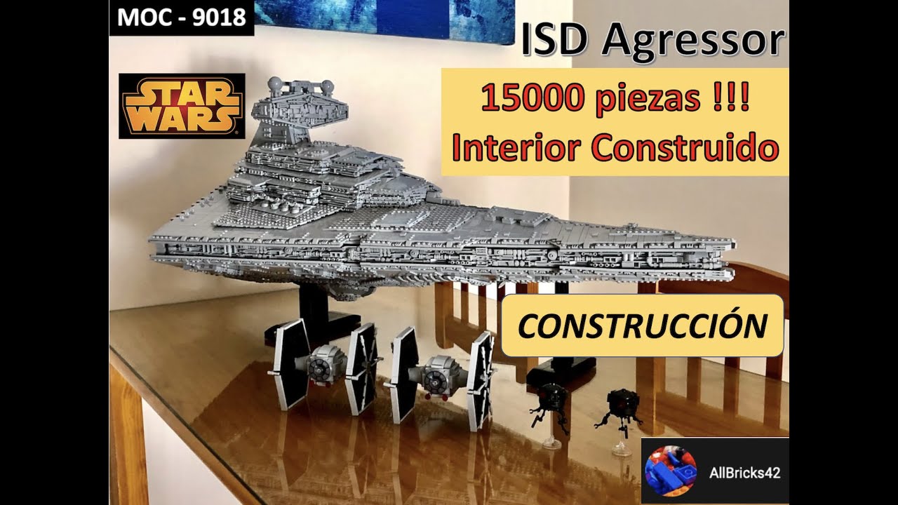 LEGO STAR DESTROYER  -  ISD AGRESSOR (MOC-9018) - Star Wars