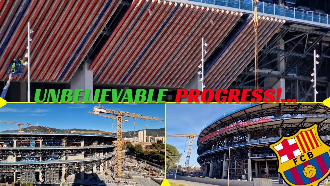 MIND-BLOWING Updates from Camp Nou's Construction Site | Spotify Camp Nou Update