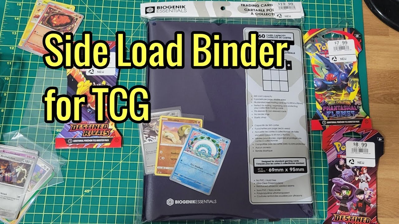 Side Load Binder for Pokemon and other TCG from GameStop