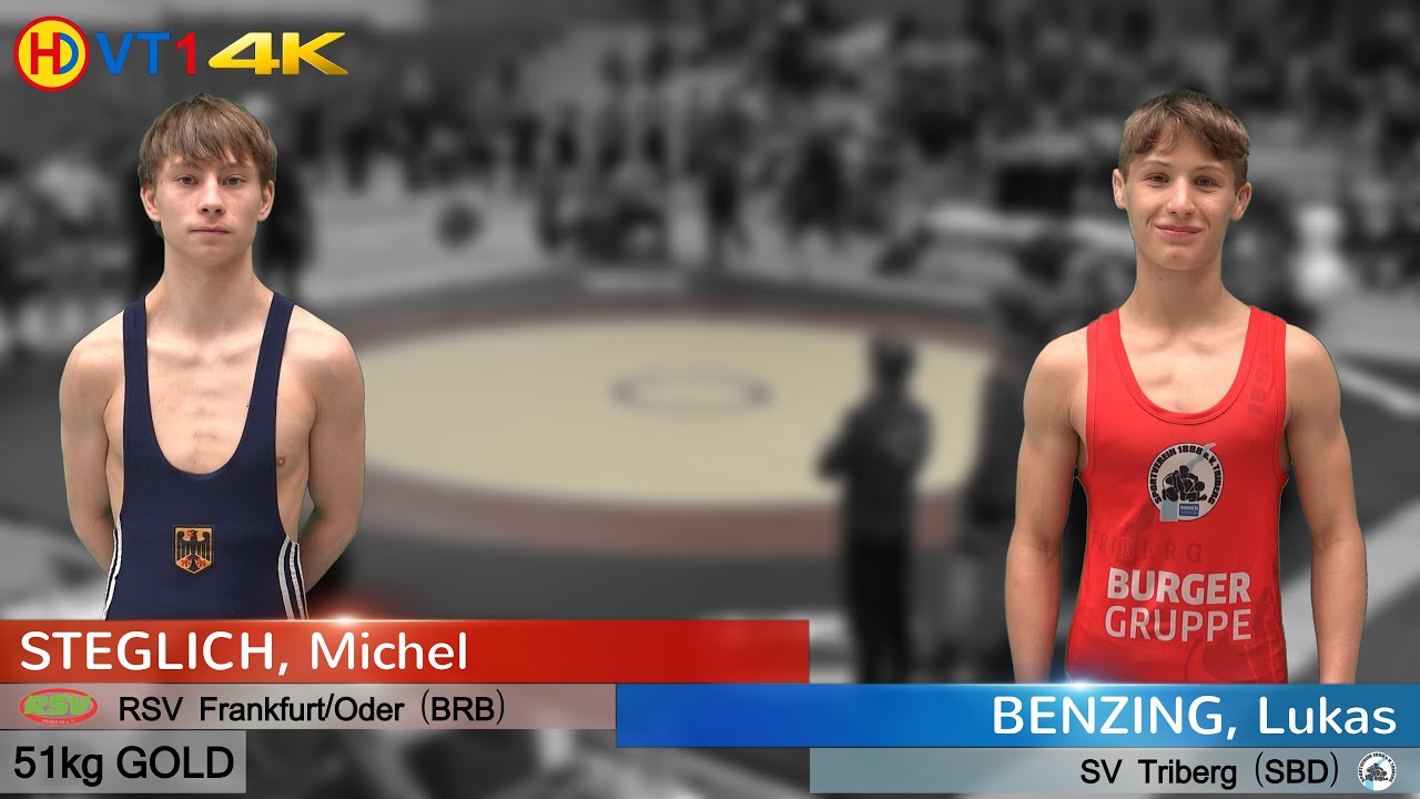 🤼 | Wrestling | German Championships 2022 Cadets (Greco) - 51kg Gold | STEGLICH vs. BENZING