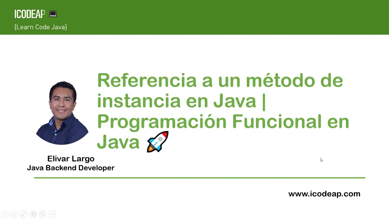 🚀 Referencia a un método de instancia en Java | PROGRAMACIÓN FUNCIONAL en JAVA