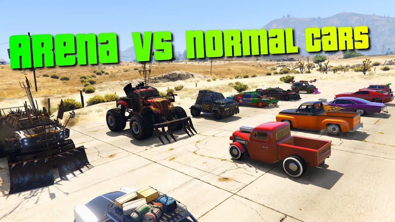 GTA V Online Arena Cars VS Normal Cars | Which is faster
