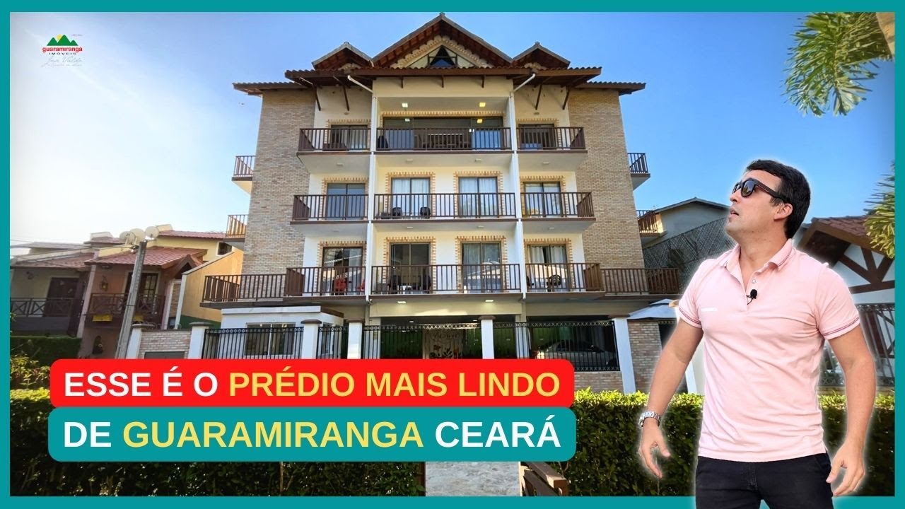 PRÉDIO COM ESTILO EUROPEU E APARTAMENTOS DECORADOS EM GUARAMIRANGA CEARÁ | VENDA