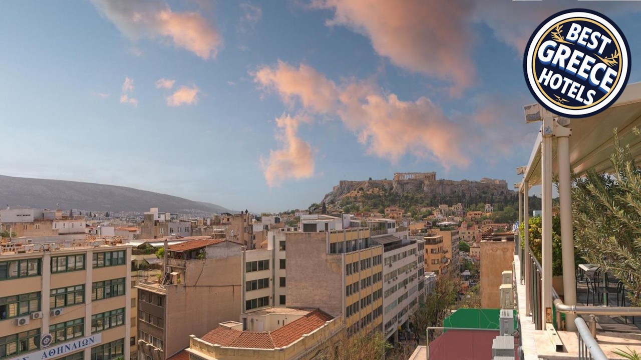 Top-Floor Athens Studio with Stunning Views of the Parthenon | Athens, Greece | Hotel Review 🌟