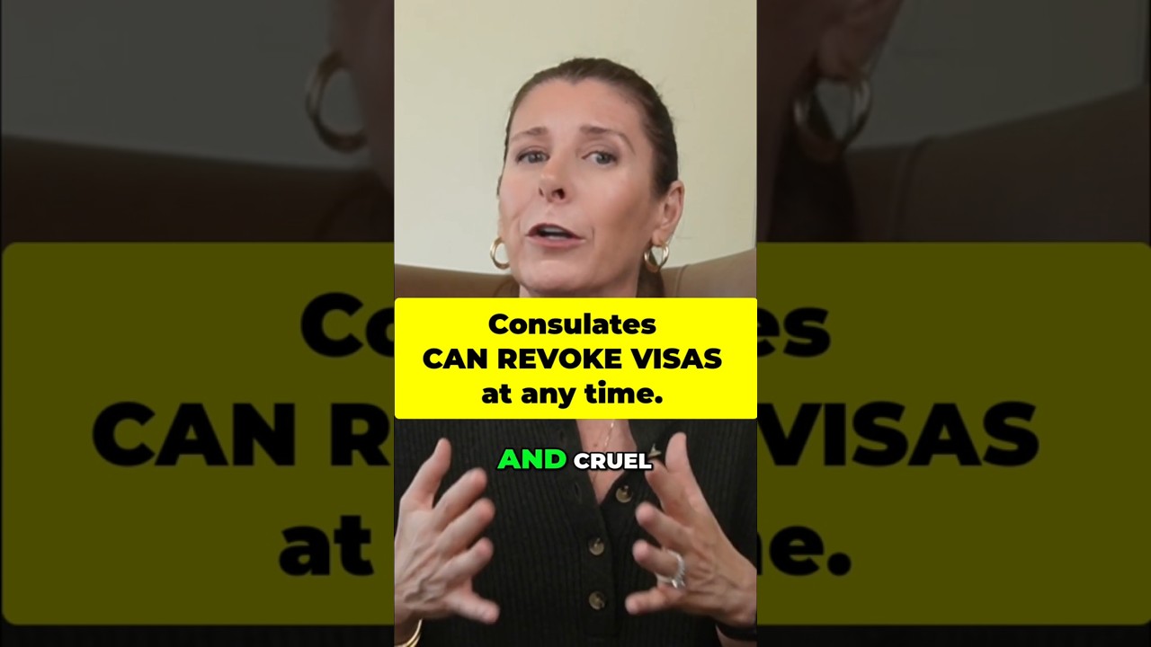 Отзыв визы &mdash; разберитесь в своих правах и причинах #visarevocation #visacancelled #visahelp