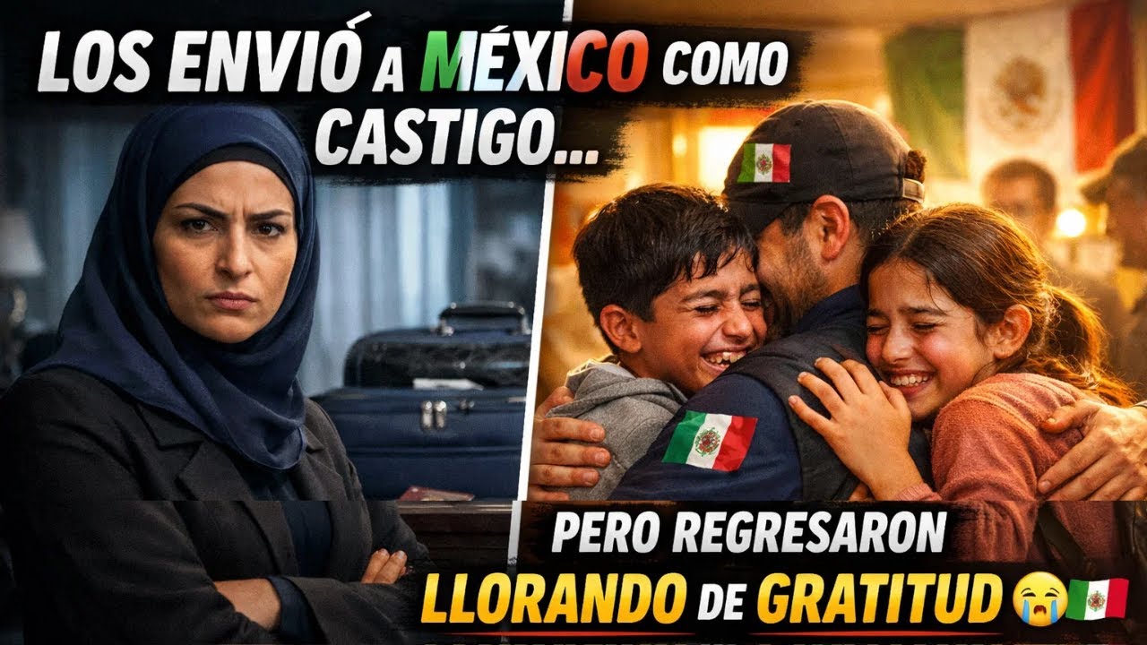 Una madre musulmana envió a sus hijos a México como castigo… pero regresaron llorando de gratitud