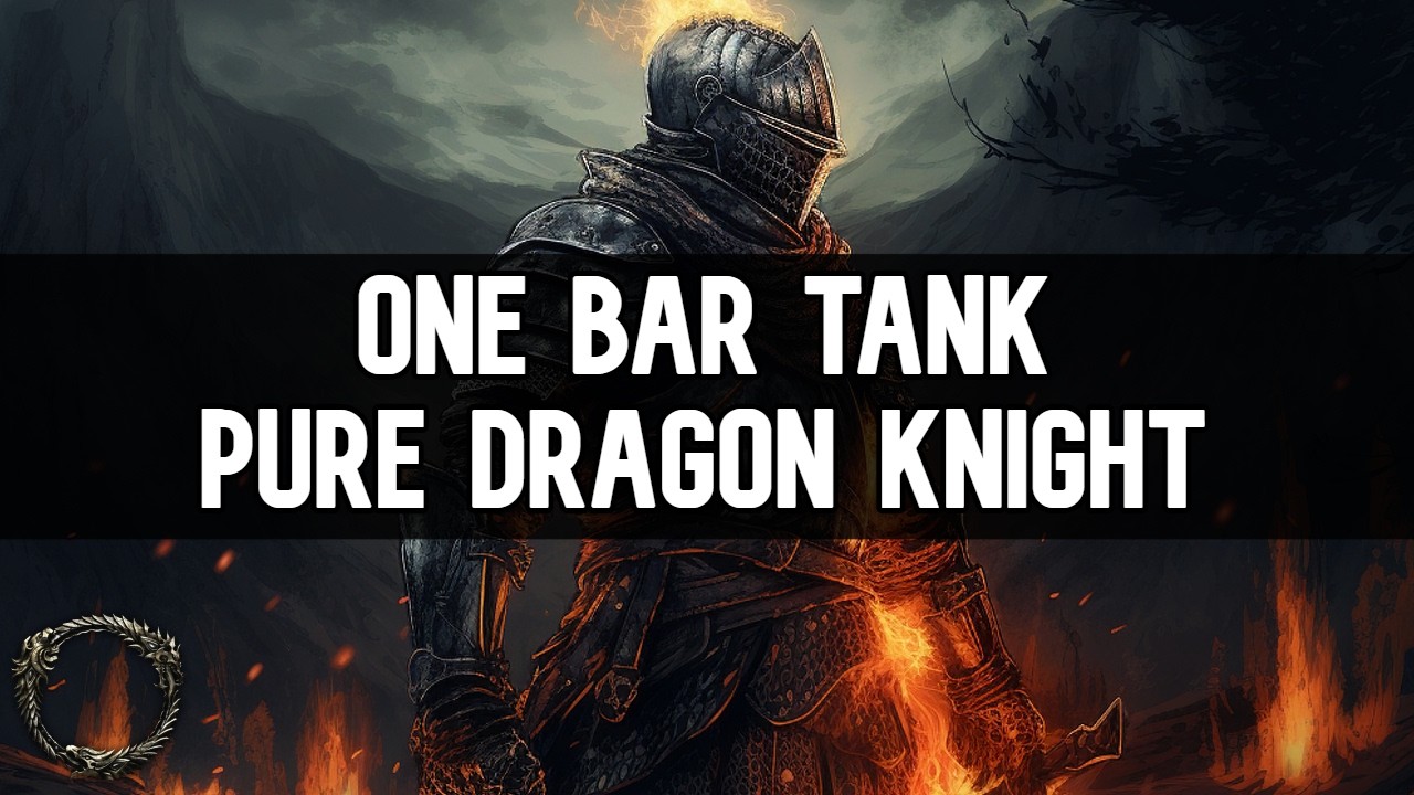 Easy One Bar Dragonknight Tank Build 🔥 (Pure Class) | Elder Scrolls Online