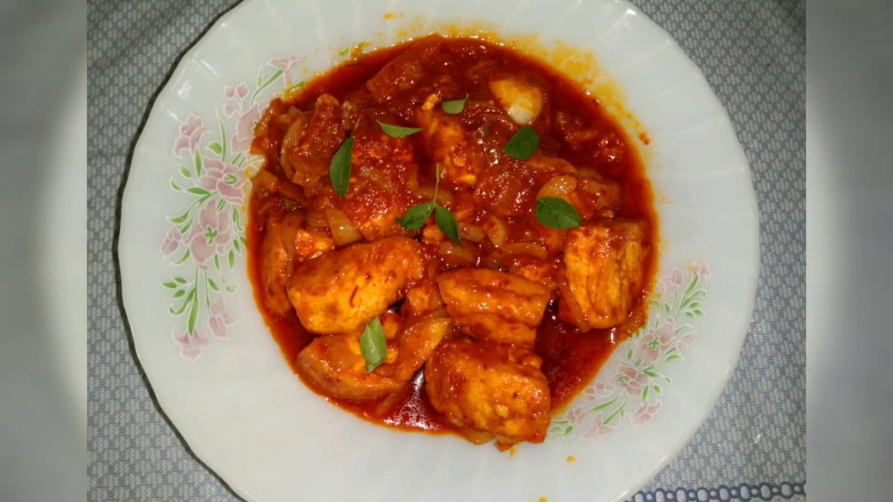 Tauhu Sambal Amma samayal, tasty vegetarian dish