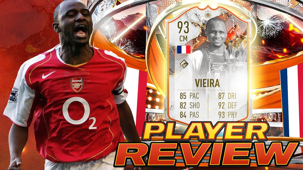 😱93 TROPHY TITANS ICON PATRICK VIEIRA SBC PLAYER REVIEW - FIFA 23 ULTIMATE TEAM